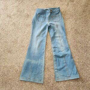 Diane von Furstenberg Jeans Stretch Made in USA Sz 10